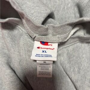 Champion Heather Gray Hoodie XL